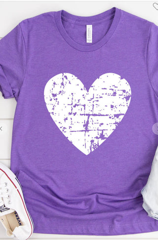 Distressed Heart Graphic Tee