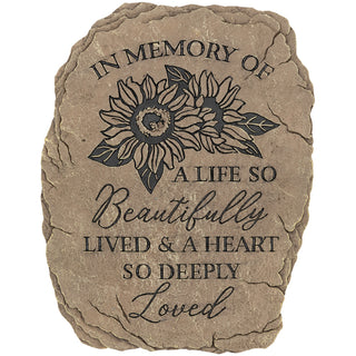 In Memory Garden Stone