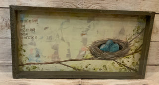 Morning By Morning Framed Canvas