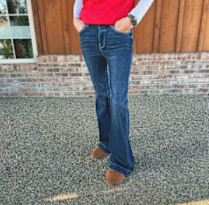 Judy Blue HW Trouser Flare 82637