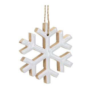 White Snowflake Ornament