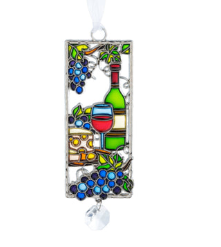Painted Wine Ornament