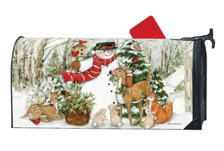 Woodland Snowman Mail Wrap