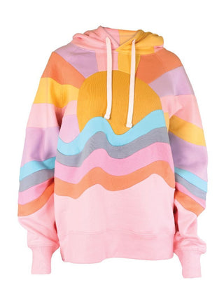 Simply Southern Hoodie Patchwork Sun