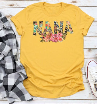 Rebel Rose Western Floral Nana T-Shirt