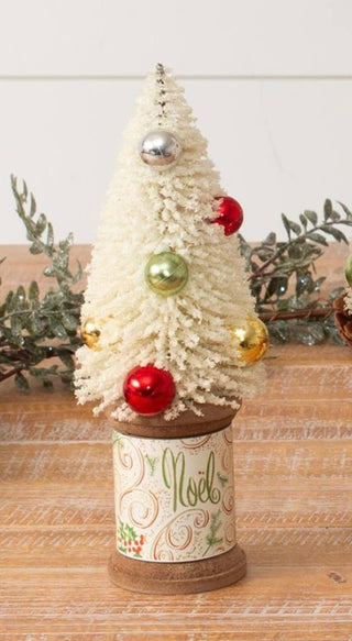 Audrey’s Vintage Spool Christmas Tree Noel (Small)