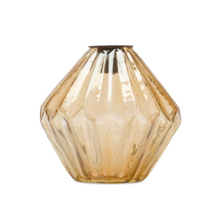 Gold Glass Candleholder