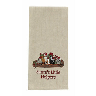 Santa’s Little Helper Dishtowel