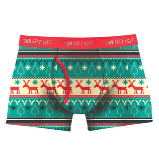 Two Left Feet Ugly Sweater Men's Trunks