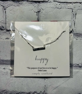 Simply Southern Necklace Happy