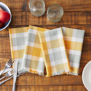 Blue & Yellow Plaid Napkin