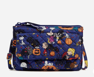 Vera Bradley Peanuts RFID Wallet Crossbody Peanuts Halloween