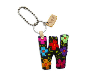 Consuela Felt Charm "W" Black