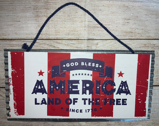 God Bless America Sign
