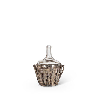 Glass Jar in a Basket