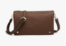 Jen & Co Phiona Studded Crossbody Chocolate M2672