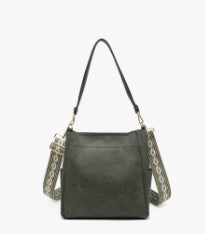Jen & Co Penny 2-in-1 Bucket Bag Dark Olive M2070