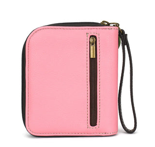 Chala 839 Zip Around Wallet Hummingbird A Pink