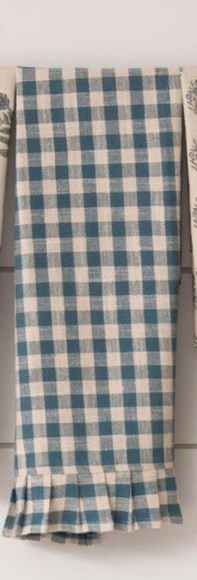 Blue Check Towel