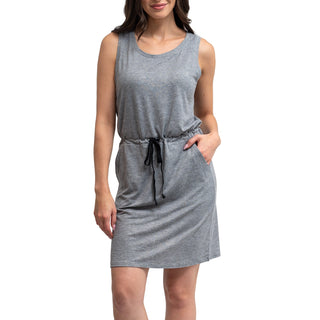 Jack & Missy Napa Drawstring Dress Gray
