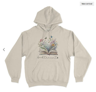 Booktrovert Hoodie by Brief Insanity