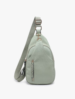 Jen & Co Nikki Sling Crossbody Light Basil M2342