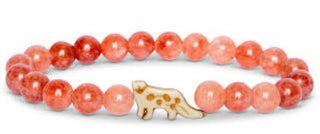 Fahlo Ascent Snow Leopard Bracelet Sunset