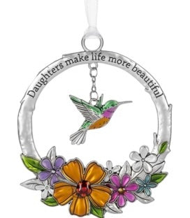 Daughters Hummingbird Ornament