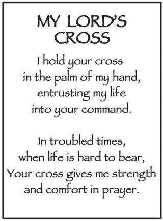 My Lord’s Cross Holding Pocket Cross