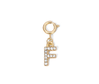 My Fun Colors Rhinestone Initial Gold F