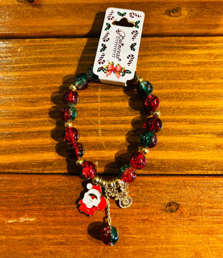 Love and Repeat Stretch Christmas Charm Bracelet Style 2