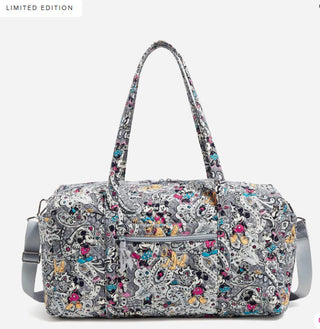 Vera Bradley Large Travel Duffel Mickey Mouse Piccadilly Paisley