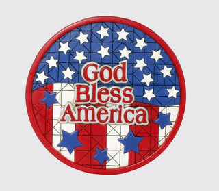 God Bless America Garden Stone