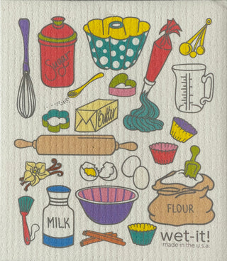 Wet It! Baking Time Confetti Swedish Dishcloth