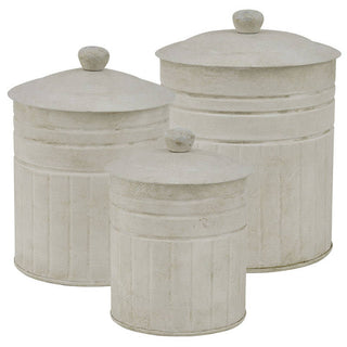 Park Designs Crimped Canister Set of 3