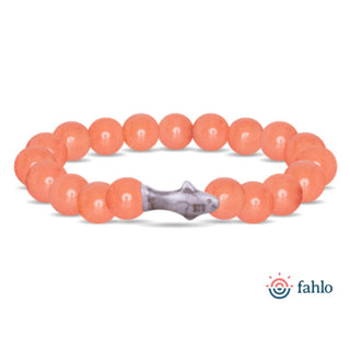 Fahlo Voyage Shark Glow-in-the-Dark Bracelet Sunrise Glow