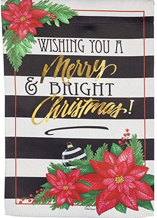Merry & Bright Garden Flag