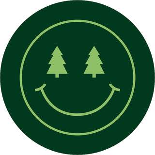 Christmas Smiley Car Coaster