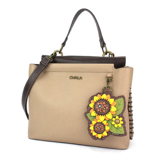 Chala Charming Satchel Sunflower Taupe 848