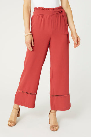 Coco+Carmen Karsyn Pant Terra Cotta