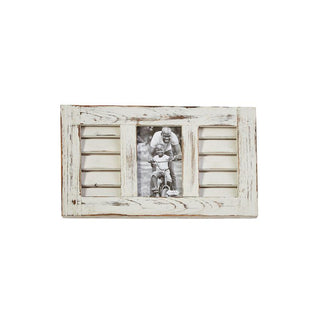 Wood Shutter Picture Frame