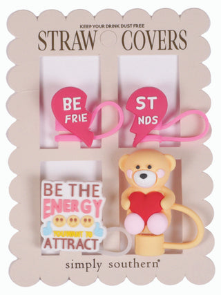Simply Southern Straw Cover Best Friends