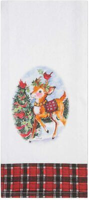 Susan Winget Christmas Reindeer Tea Towel