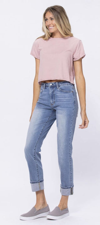 Judy Blue Vintage Wash Boyfriend Fit 88337