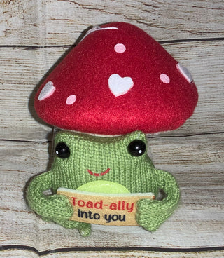 Toadstool Ornament Toad-ally Into You