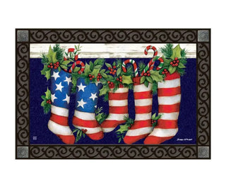 Patriotic Stocking MatMate