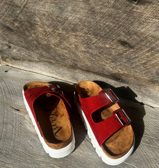 Very G Jazmin 2 Platform Sandal Red