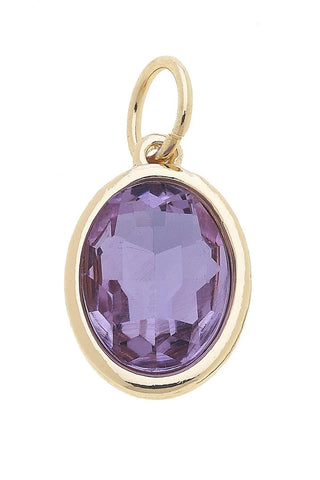 Canvas Style Charmed Birthstone Charm