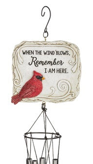 Cardinal Memorial Wind Chime