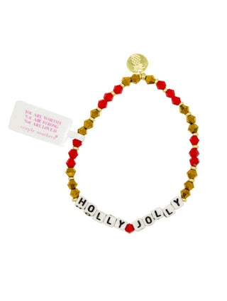 Simply Southern Holiday Bracelet Holly & Jolly